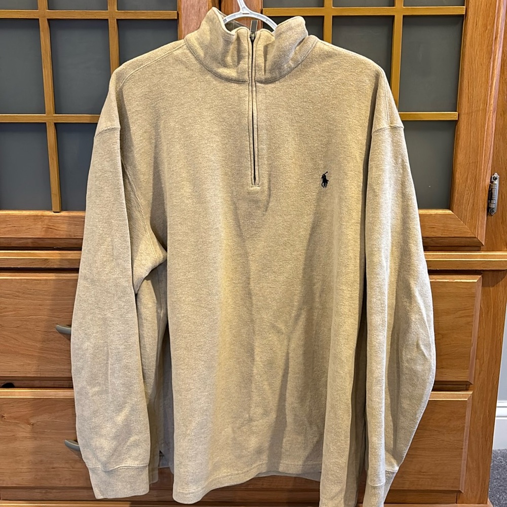 Khaki Ralph Lauren half zip